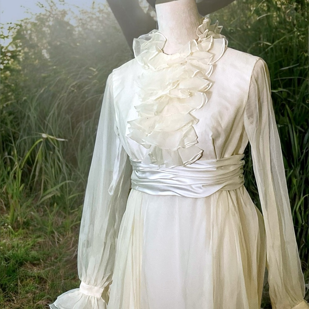 🌺Vintage Emma Domb Wedding Dress-1960’s-70’s